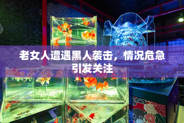 老女人遭遇黑人袭击，情况危急引发关注