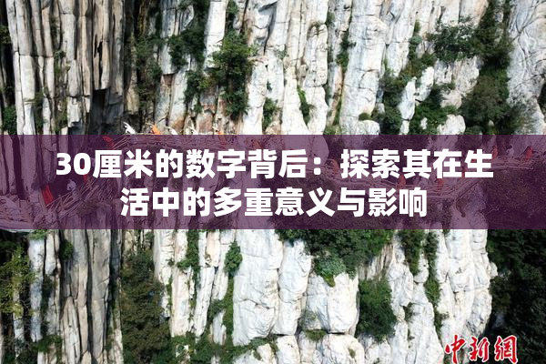 30厘米的数字背后：探索其在生活中的多重意义与影响
