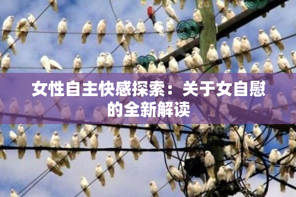 女性自主快感探索：关于女自慰的全新解读
