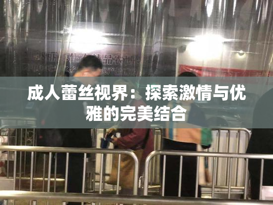 成人蕾丝视界：探索激情与优雅的完美结合