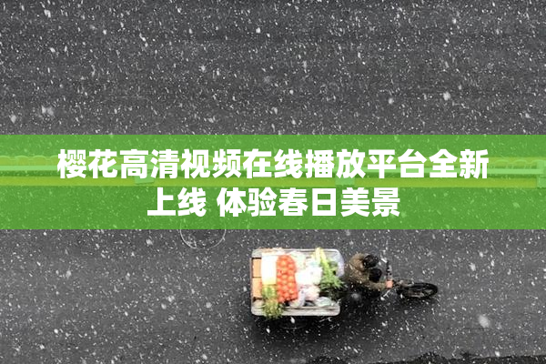 樱花高清视频在线播放平台全新上线 体验春日美景