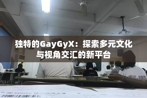 独特的GayGyX：探索多元文化与视角交汇的新平台