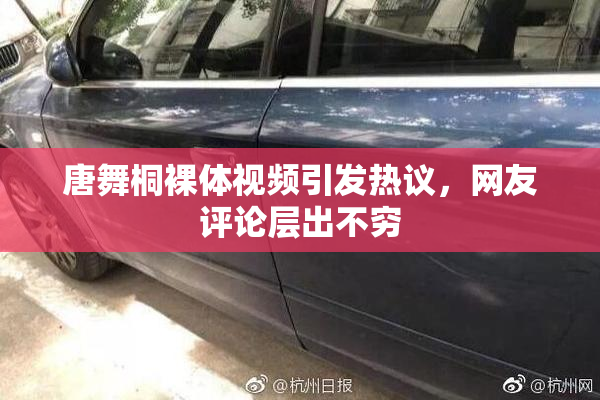 唐舞桐裸体视频引发热议，网友评论层出不穷