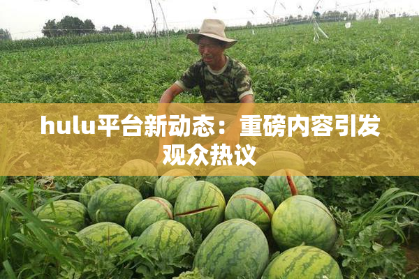 hulu平台新动态：重磅内容引发观众热议