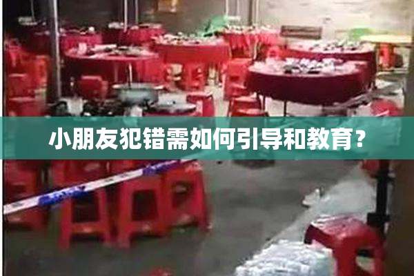 小朋友犯错需如何引导和教育？