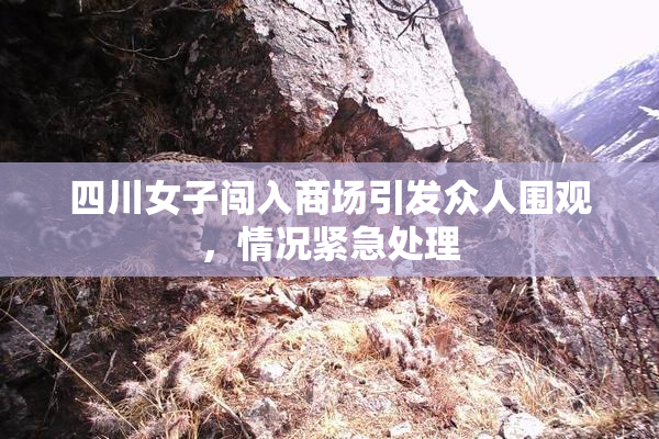 四川女子闯入商场引发众人围观，情况紧急处理