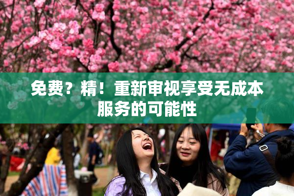 免费？精！重新审视享受无成本服务的可能性