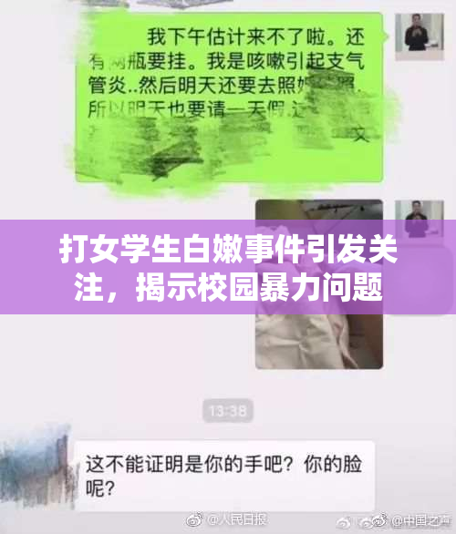 打女学生白嫩事件引发关注，揭示校园暴力问题