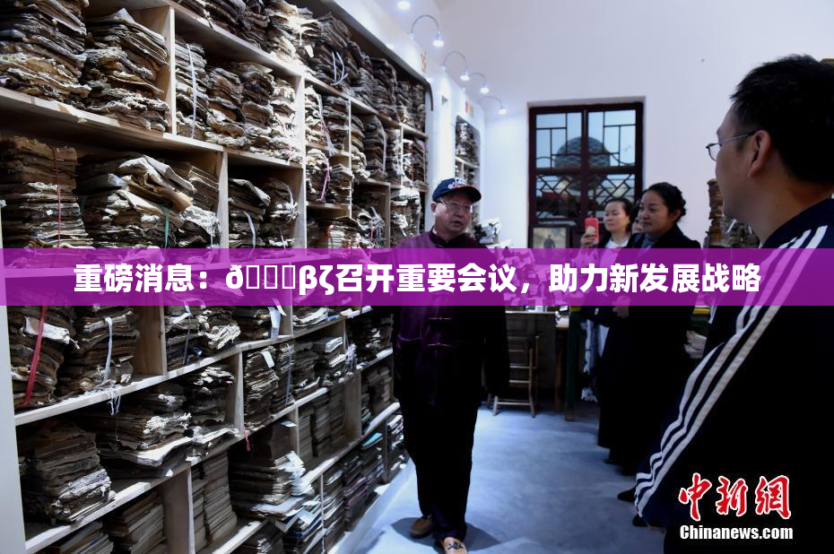 重磅消息：👙βζ召开重要会议，助力新发展战略