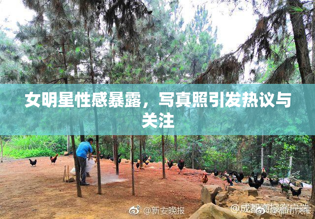 女明星性感暴露，写真照引发热议与关注