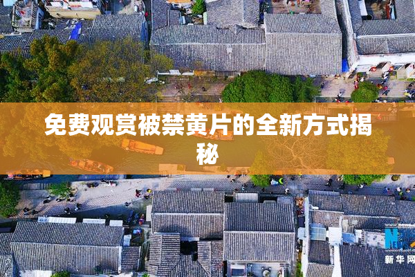 免费观赏被禁黄片的全新方式揭秘