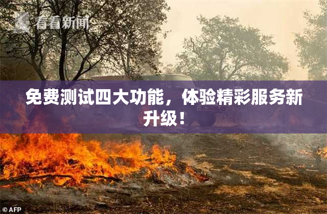 免费测试四大功能，体验精彩服务新升级！
