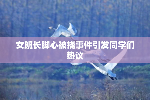 女班长脚心被挠事件引发同学们热议