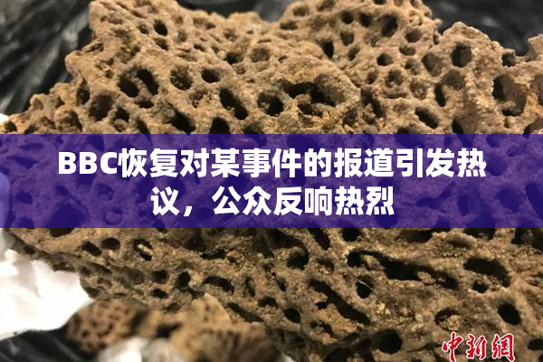 BBC恢复对某事件的报道引发热议，公众反响热烈