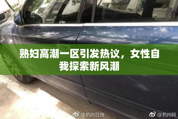熟妇高潮一区引发热议，女性自我探索新风潮