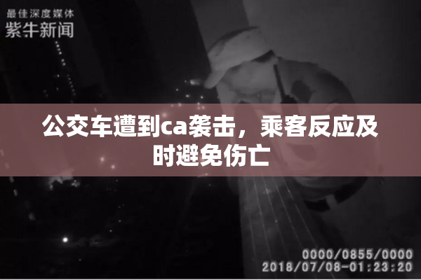 公交车遭到ca袭击，乘客反应及时避免伤亡