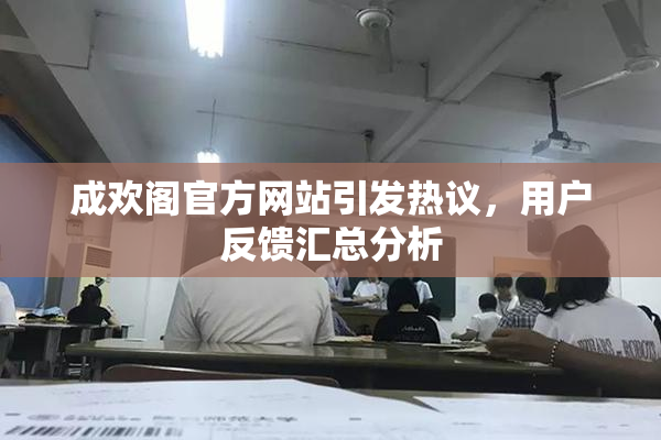 成欢阁官方网站引发热议，用户反馈汇总分析