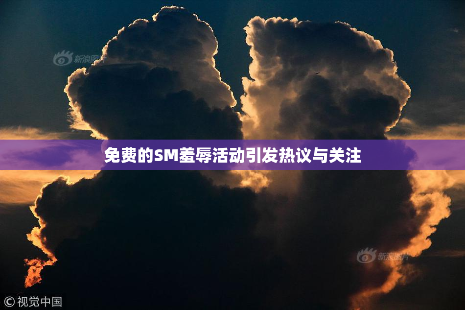 免费的SM羞辱活动引发热议与关注