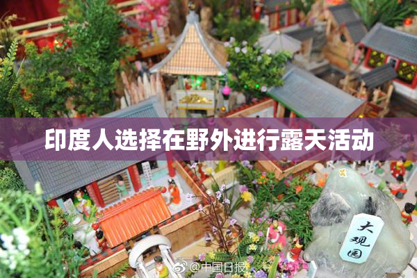 印度人选择在野外进行露天活动