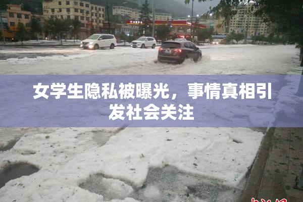 女学生隐私被曝光，事情真相引发社会关注