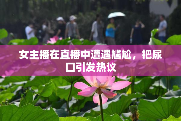 女主播在直播中遭遇尴尬，把尿囗引发热议