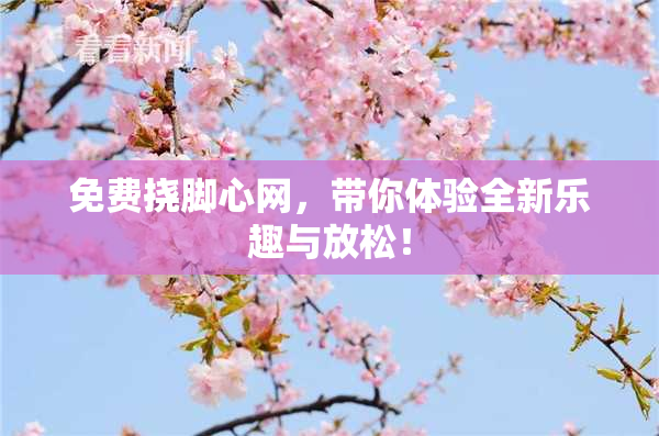 免费挠脚心网，带你体验全新乐趣与放松！