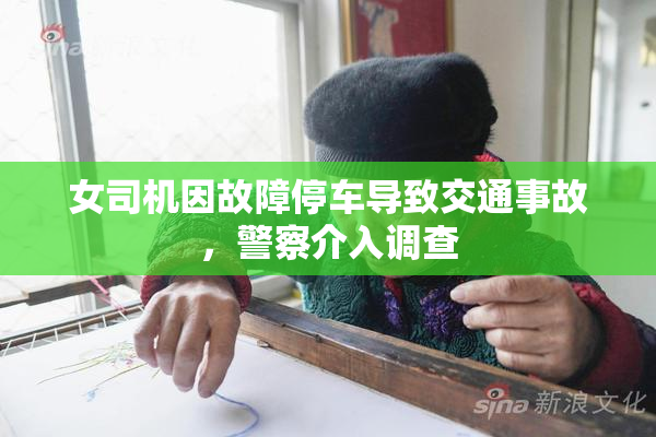 女司机因故障停车导致交通事故，警察介入调查