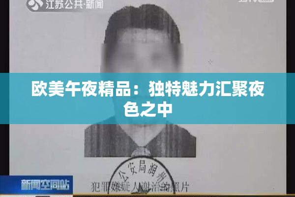 欧美午夜精品：独特魅力汇聚夜色之中