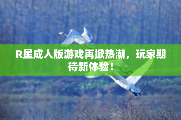 R星成人版游戏再掀热潮，玩家期待新体验！