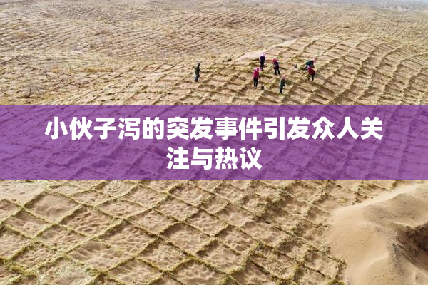 小伙子泻的突发事件引发众人关注与热议