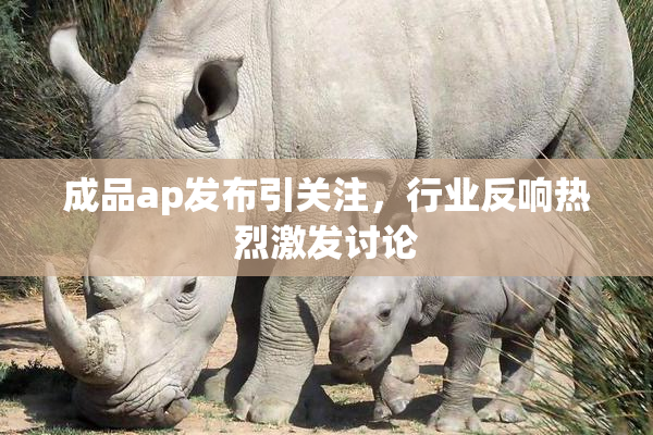 成品ap发布引关注，行业反响热烈激发讨论