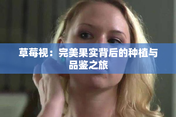 草莓视：完美果实背后的种植与品鉴之旅