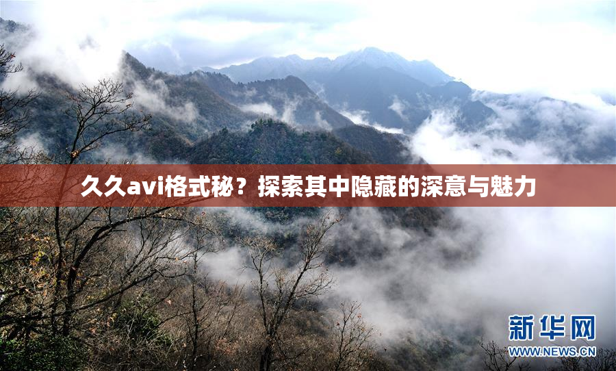 久久avi格式秘？探索其中隐藏的深意与魅力