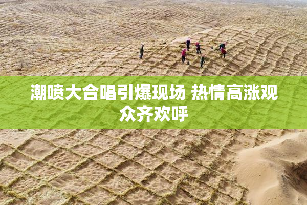 潮喷大合唱引爆现场 热情高涨观众齐欢呼