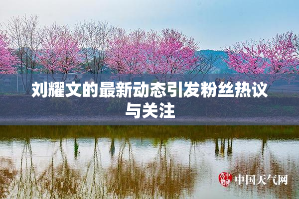 刘耀文的最新动态引发粉丝热议与关注
