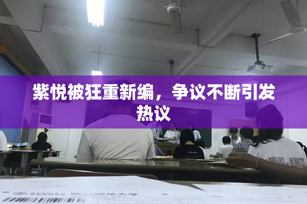 紫悦被狂重新编，争议不断引发热议