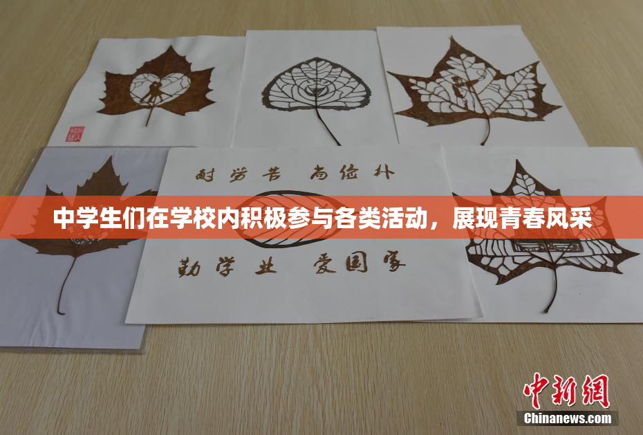 中学生们在学校内积极参与各类活动，展现青春风采