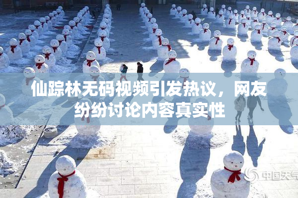 仙踪林无码视频引发热议，网友纷纷讨论内容真实性