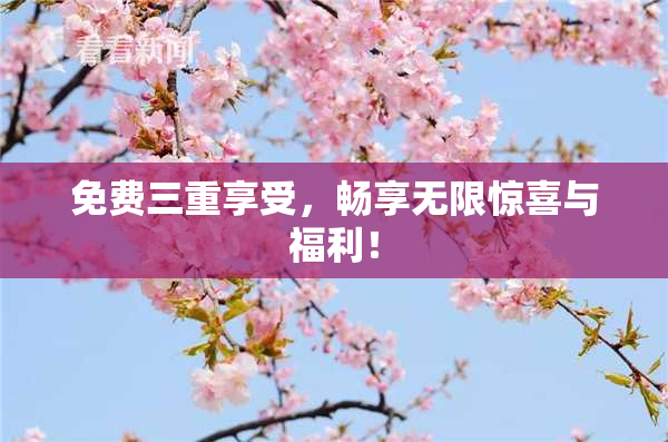 免费三重享受，畅享无限惊喜与福利！
