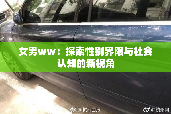 女男ww：探索性别界限与社会认知的新视角