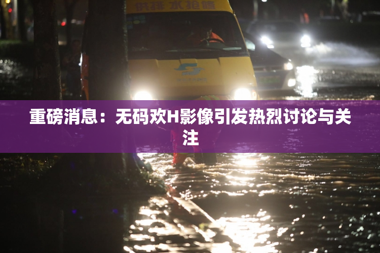 重磅消息：无码欢H影像引发热烈讨论与关注