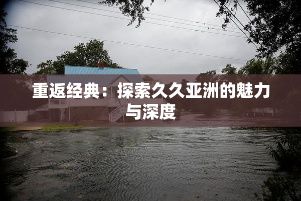 重返经典：探索久久亚洲的魅力与深度