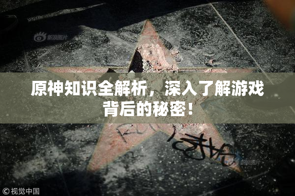 原神知识全解析，深入了解游戏背后的秘密！