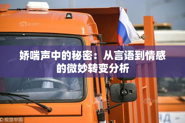 娇喘声中的秘密：从言语到情感的微妙转变分析