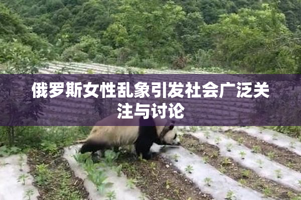 俄罗斯女性乱象引发社会广泛关注与讨论