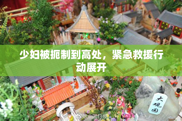 少妇被扼制到高处，紧急救援行动展开