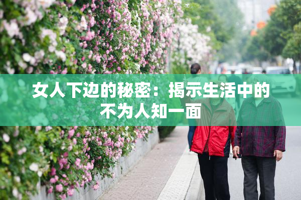 女人下边的秘密：揭示生活中的不为人知一面