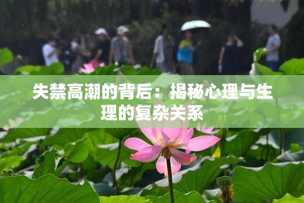 失禁高潮的背后：揭秘心理与生理的复杂关系