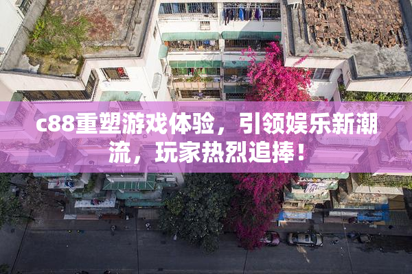 c88重塑游戏体验，引领娱乐新潮流，玩家热烈追捧！