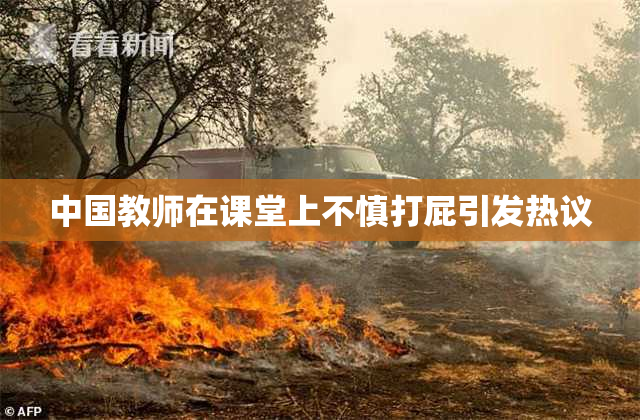 中国教师在课堂上不慎打屁引发热议